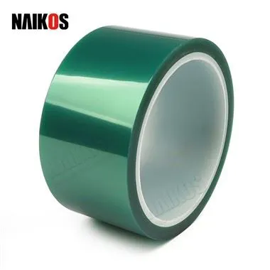 Zelená PET polyesterová páska s práškovým nástrekom