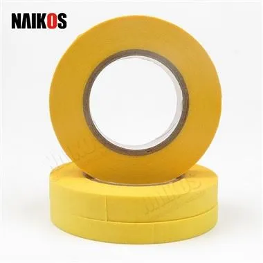 Žltá vysokoteplotná maskovacia páska pre automobily